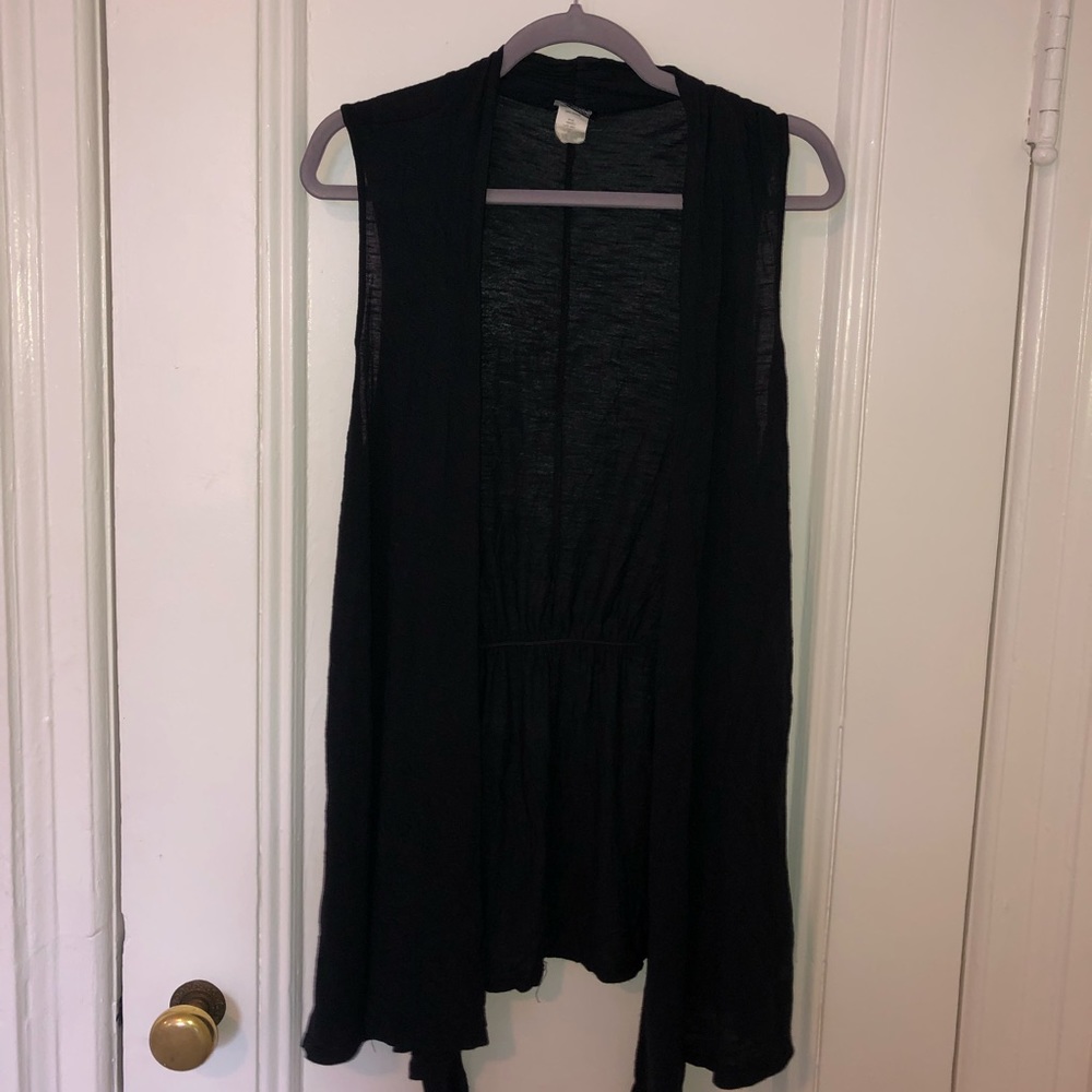 Black cotton “vest”